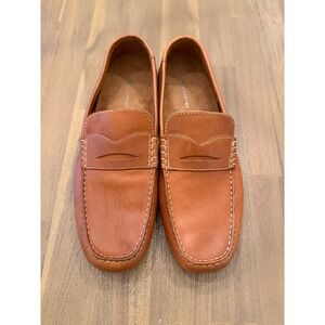 Rockport | Shoes | Rockport Mens Perth K7275 Genuine Leather Loafers Boat  Brown Nubuck Combi Sz 1 | Poshmark